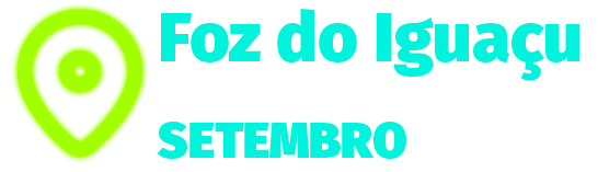 Foz do Iguaçu dias 27 e 28 de setembro 2025