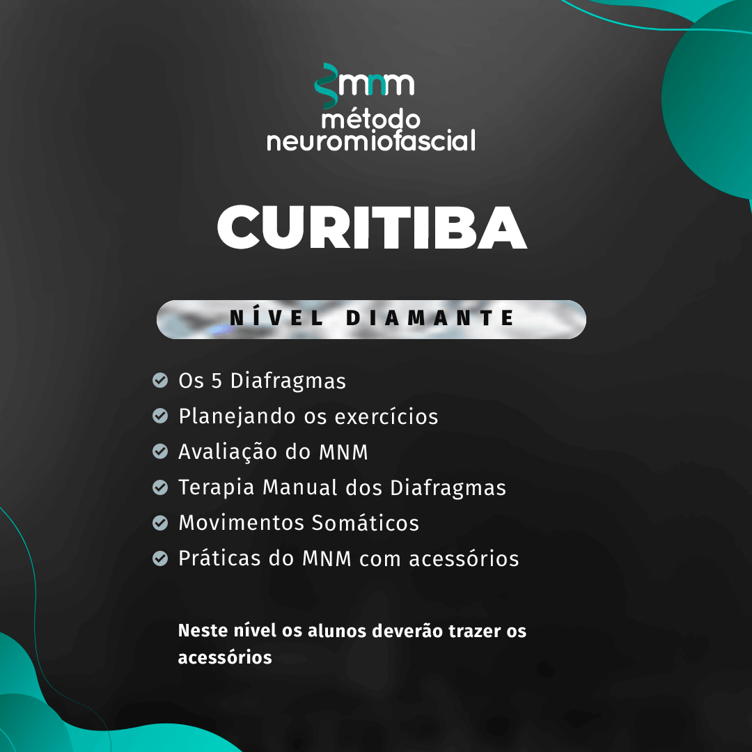 Método NeuroMiofascial Curitiba - 23 e 24 de outubro de 2027
