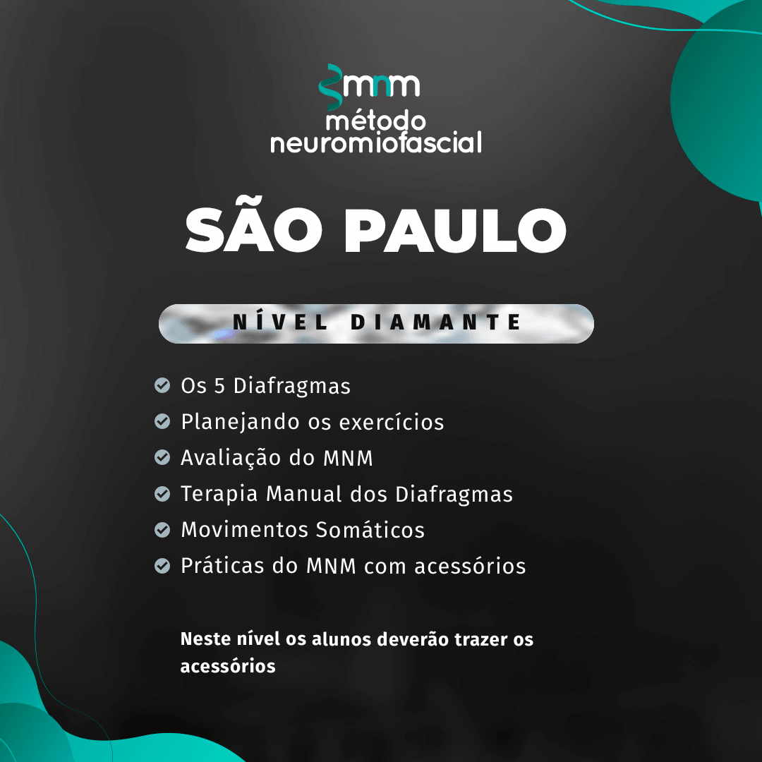 Método NeuroMiofascial São Paulo - 02 e 03 de outubro de 2027